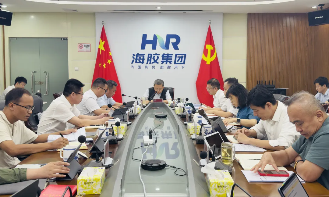 海南橡膠召開黨委會（擴大）會議 研究部署學習教育、干膠生產、安全生產等工作